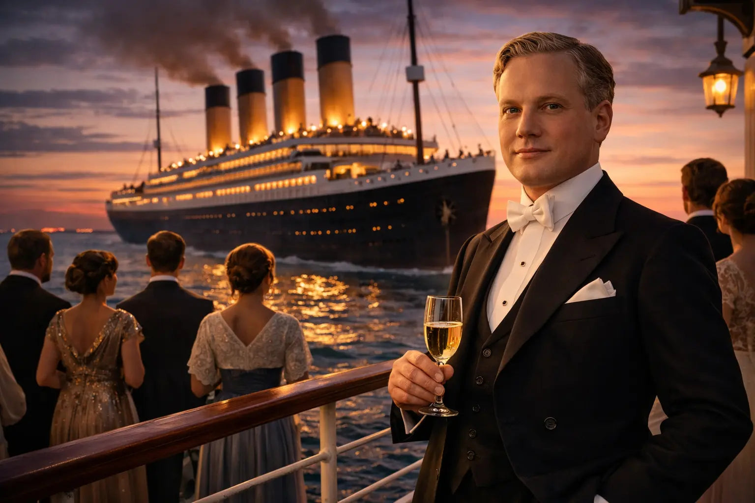 Benjamin Guggenheim, millionnaire américain et passager de première classe du Titanic en 1912