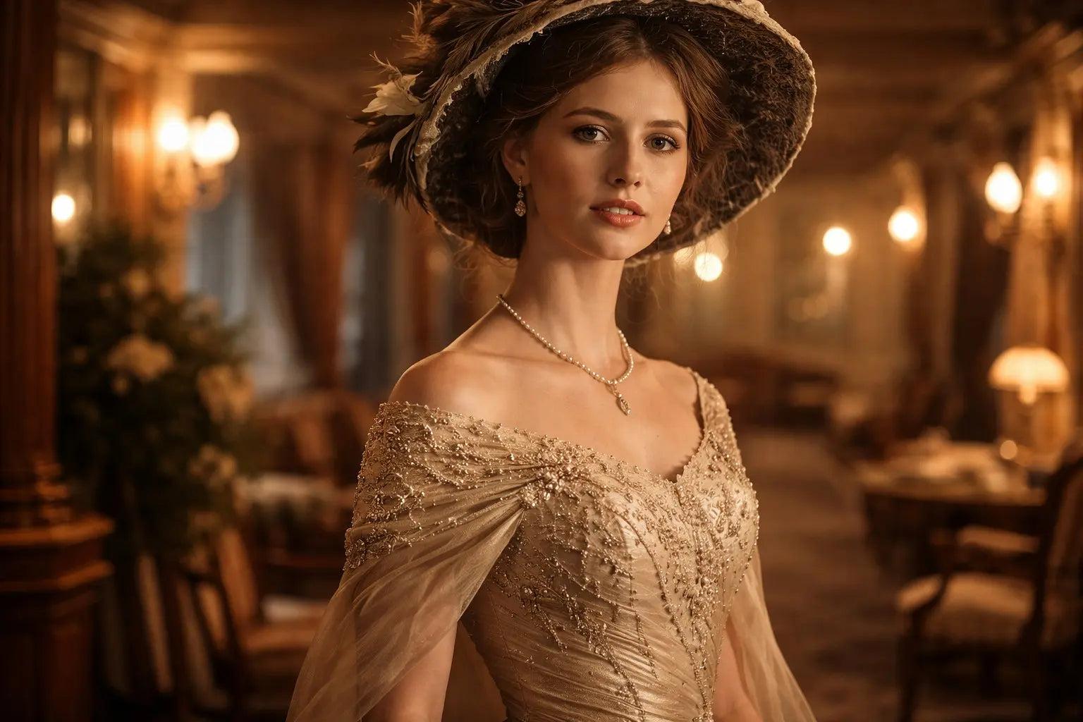 Léontine Aubart en première classe