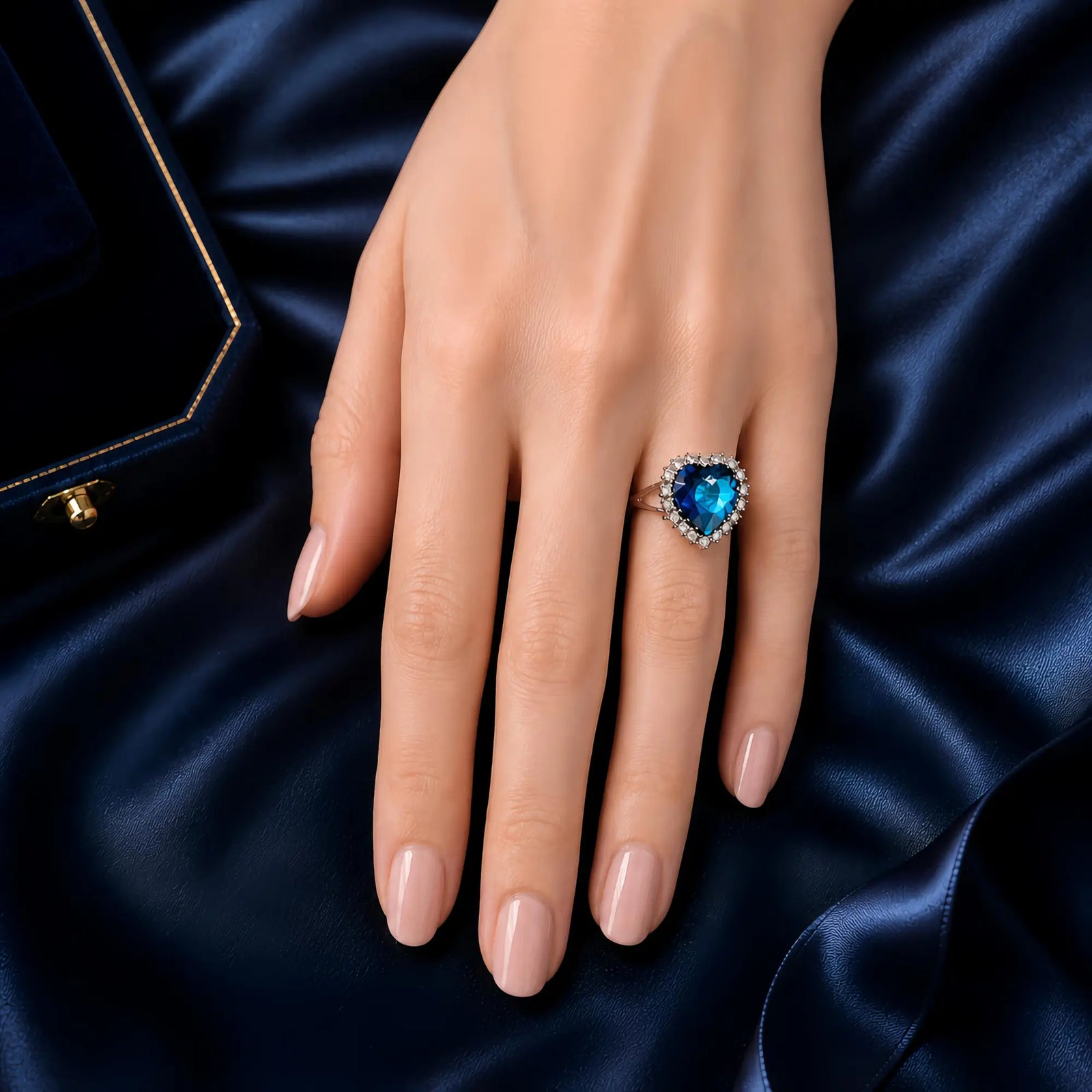 La bague de fiancée Coeur de l'Océan