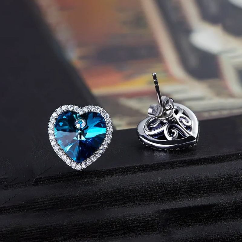 Boucles d'Oreilles Bijou Coeur de l'Ocean