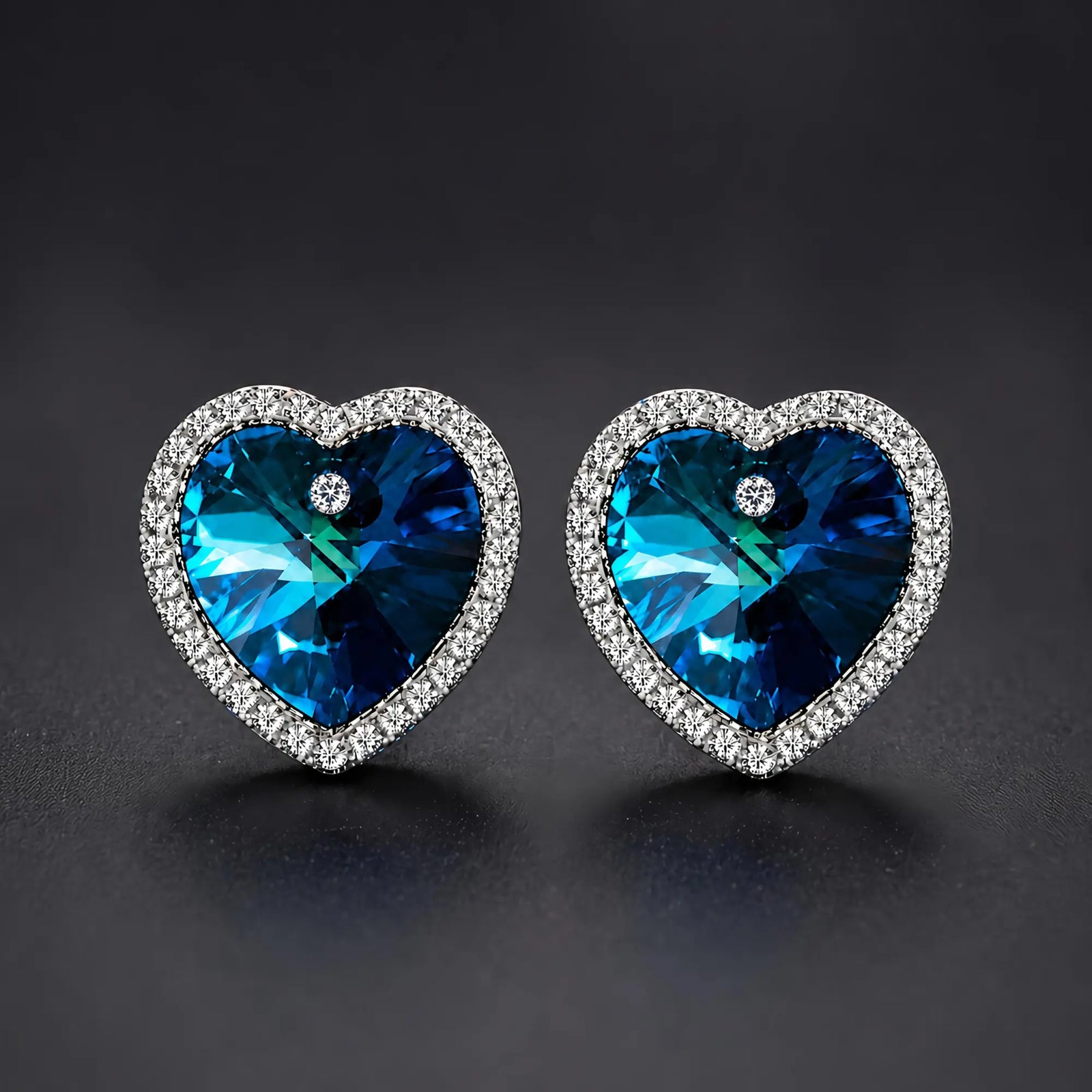 Boucles d'Oreilles Coeur de l'Océan Titanic