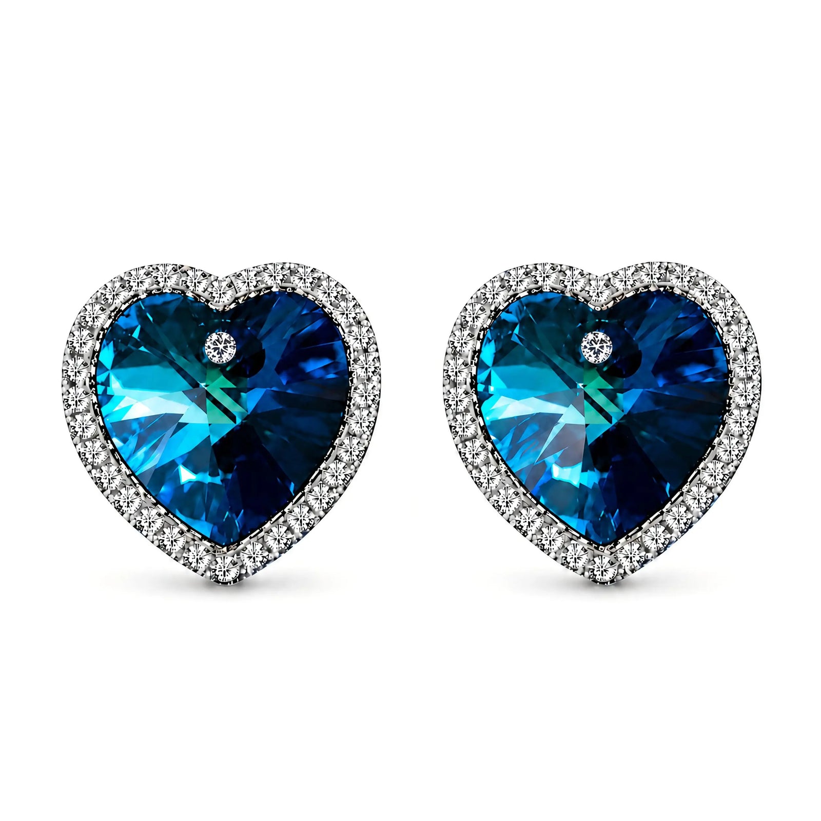 Boucles d'Oreilles Coeur de l'Océan