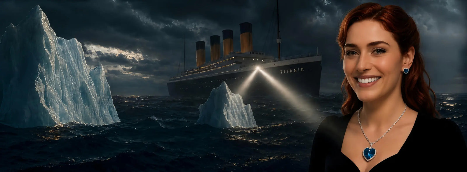 Le Diamant Bleu appellé aussi Coeur de l'Océan du Titanic